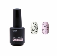 Runail    - Top Coat Black Flakes, 9 6291